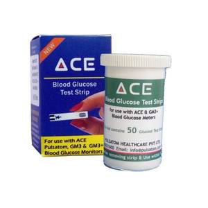 Ace Glucometer Test Strips