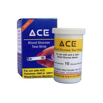 Ace Glucometer Test Strips