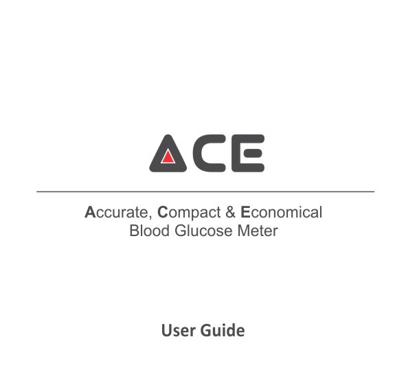 Click here to view ACE Glucometer User Manual Details