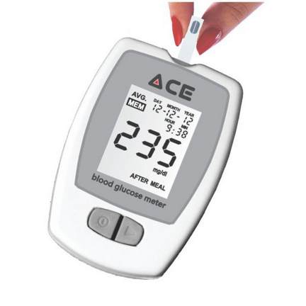 ACE Glucometer Kit with Test Strips 3